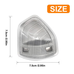 Vkinman IP65 waterproof mirror light protects signaling in bad weather