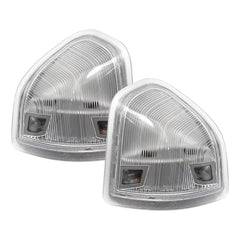 Vkinman left mirror LED turn signal with clear cover for enhanced visibility