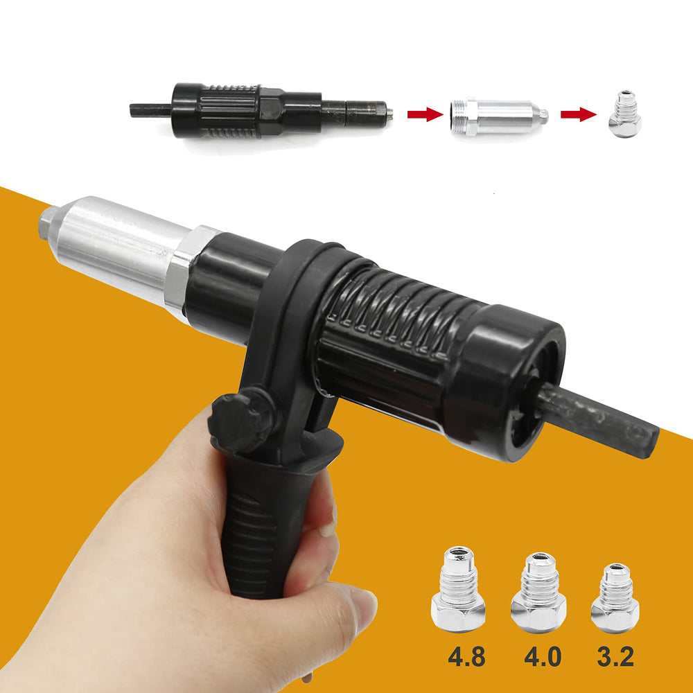 Vkinman Pop Rivet Gun handle with non-slip design for steady operation