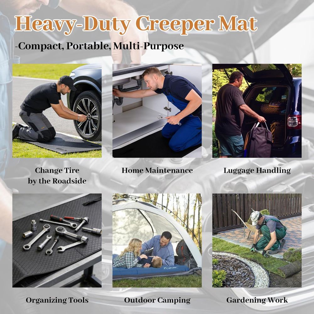 VkkArter Creeper Mat wide 60x28 design fits most vehicles.