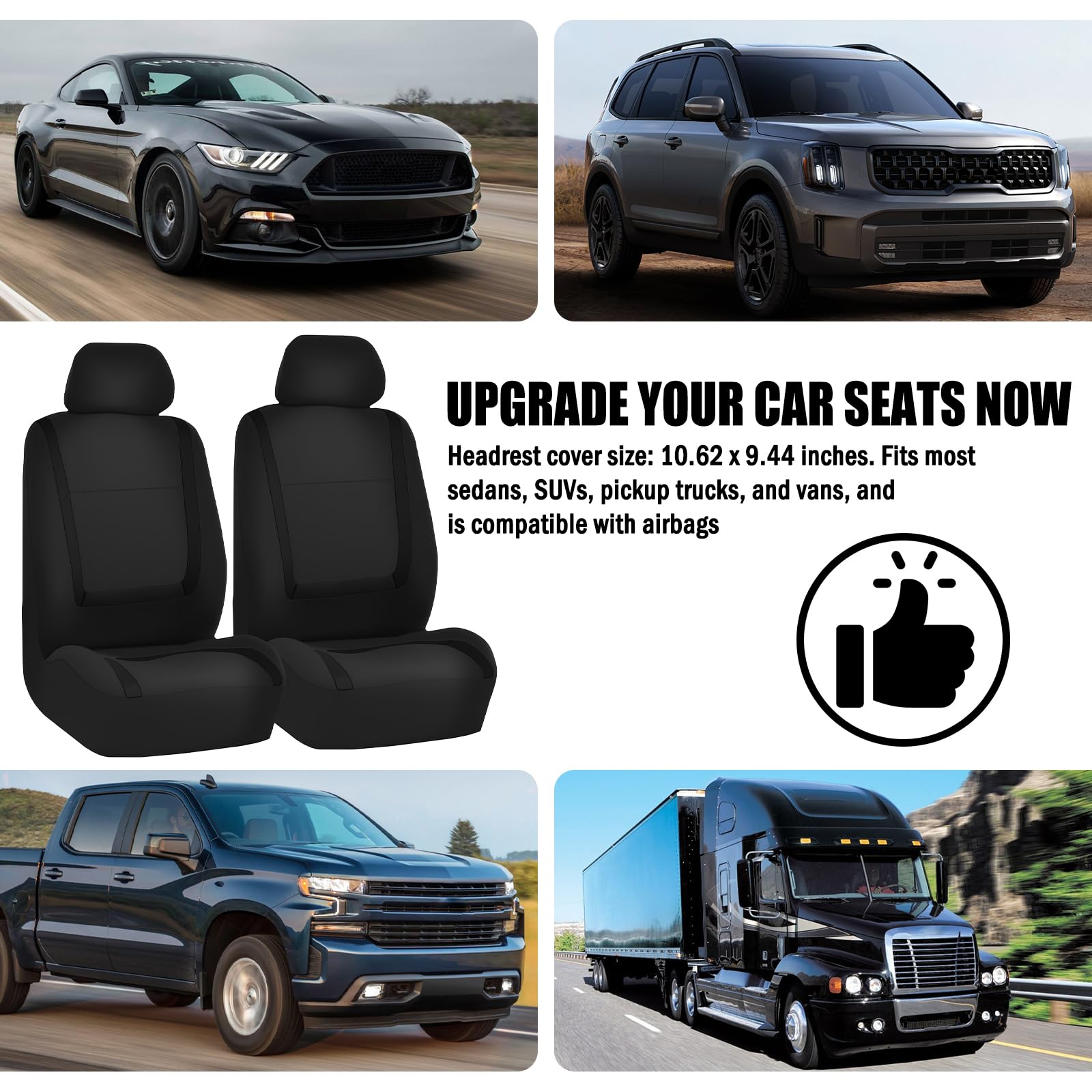 VKQTS full-coverage protector highlighting complete seat protection