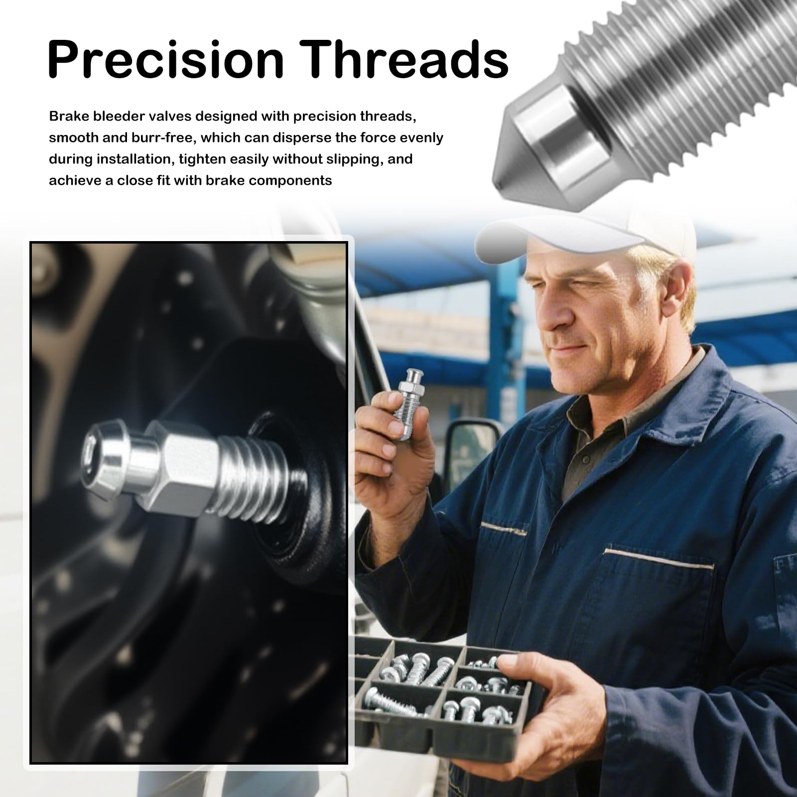 VKQTS multi-size coverage fits most calipers and wheel cylinders
