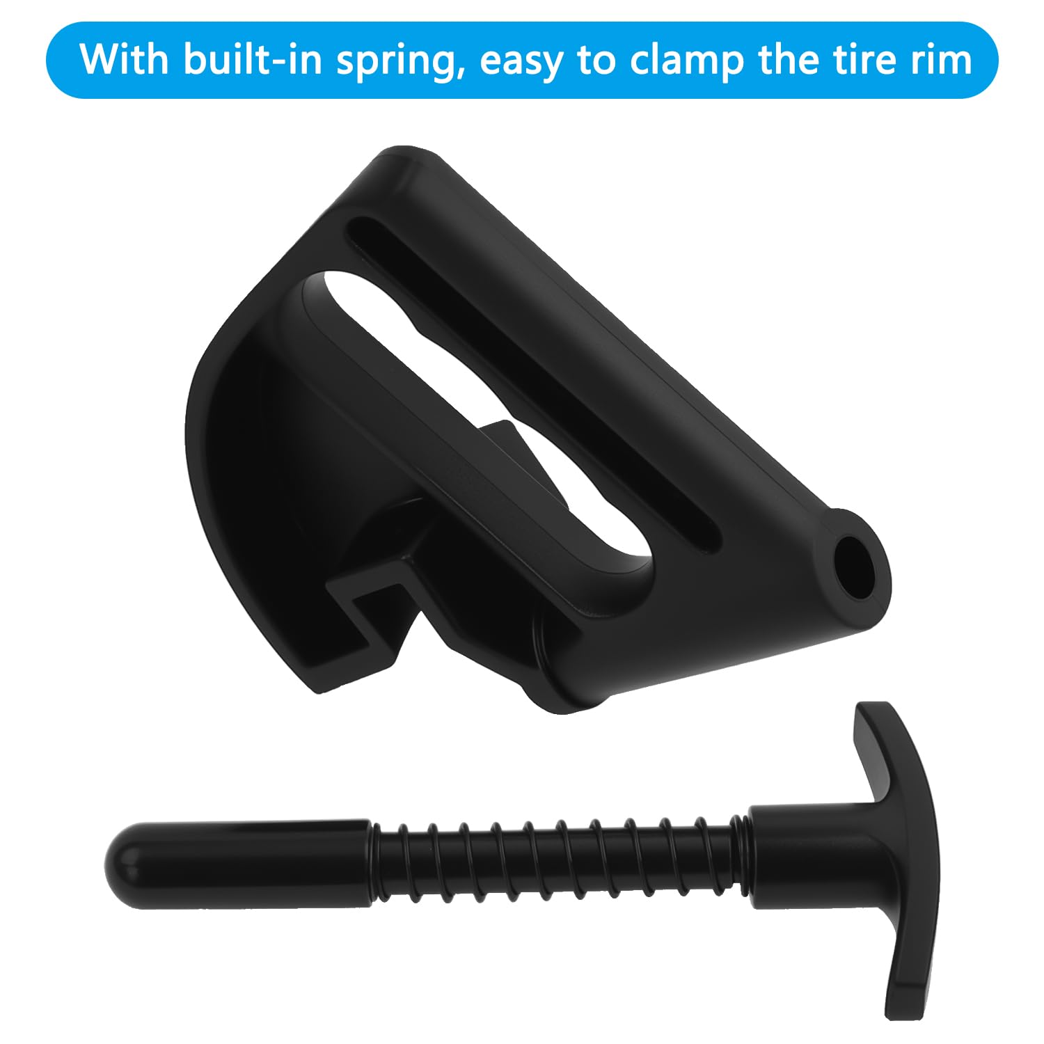 VKVXCLON bead clamp with built-in spring reduces slipping during installation
