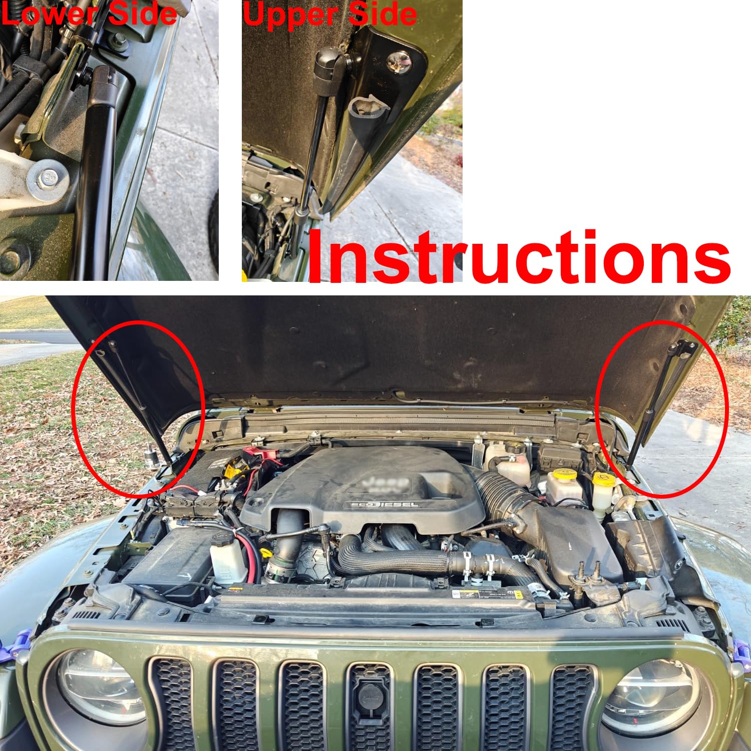 VKVXCLON high pressure tube design under hood