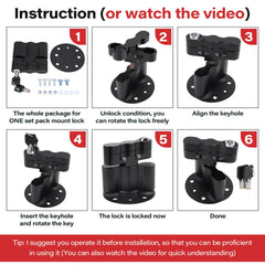 Locking plate mount by VKVXCLON for stable can mounting