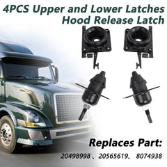 VKVXCLON lower hood latch driver-side close-up highlights rust-resistant finish for long life.