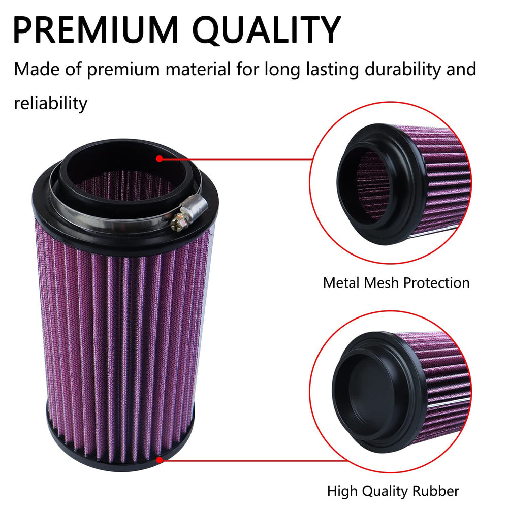 VKVXCLON PL1003 air filter is washable and reusable for repeated rides