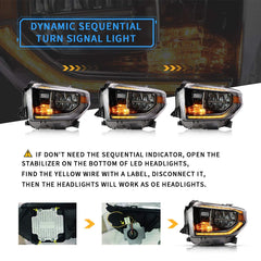 VLAND passenger-side chrome projector headlight adds updated daytime look
