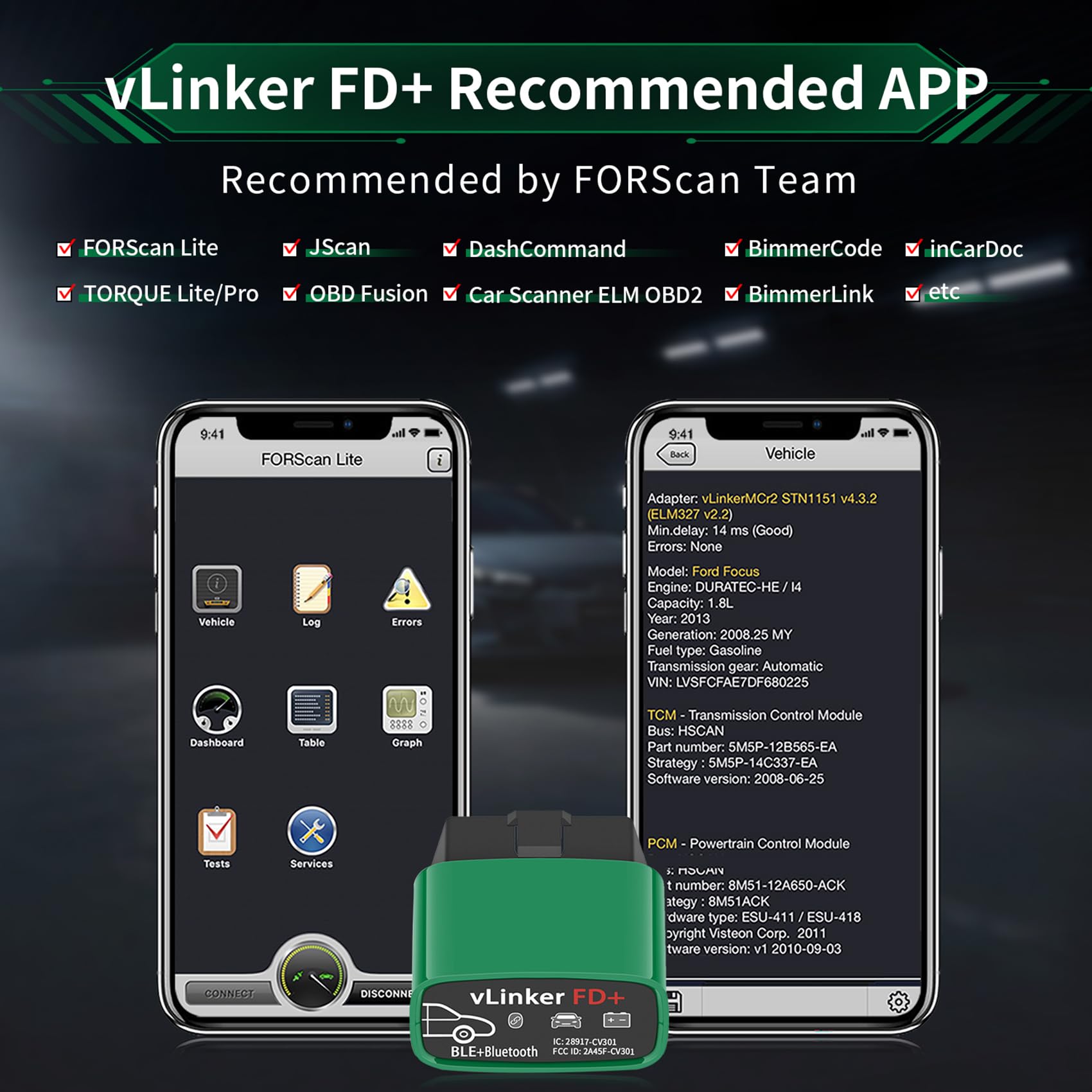 VLinker FD+ portable tool ideal for travellers and DIY repairs.