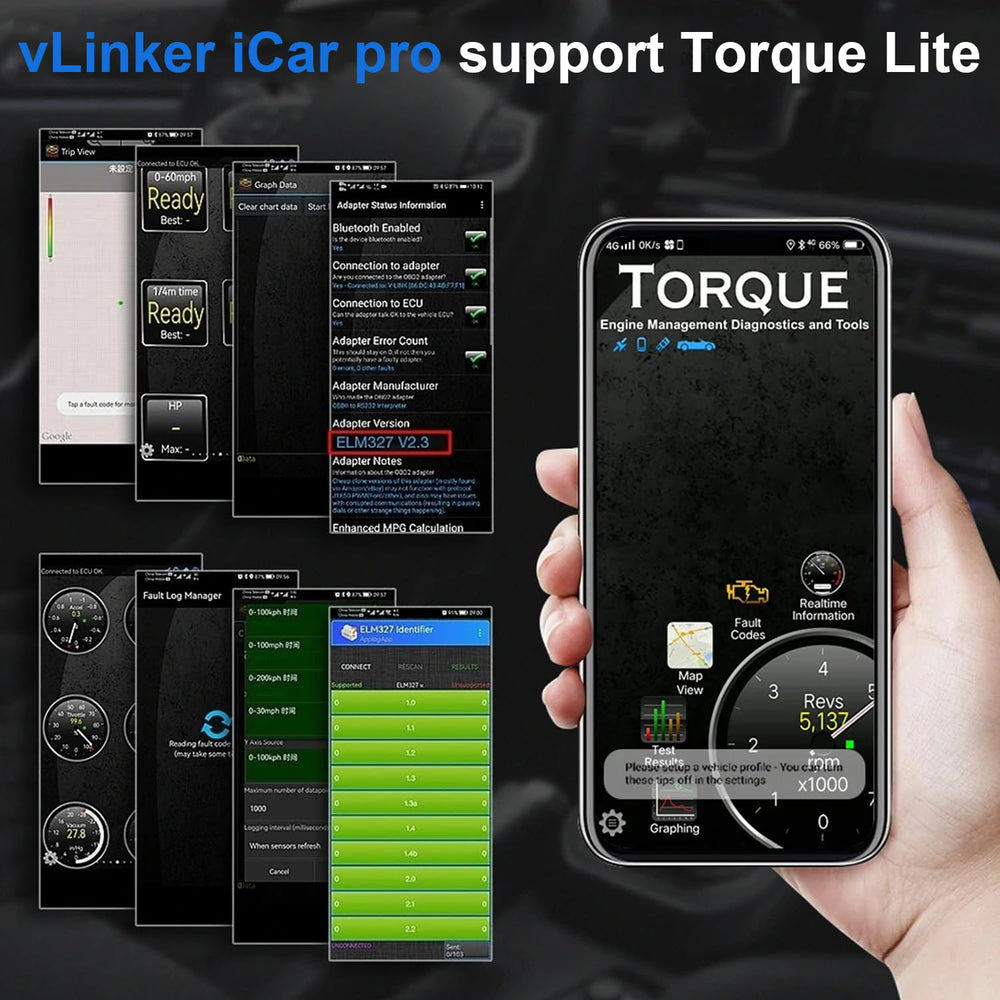 vLinker iCar Pro Mini battery saver mode protects your car