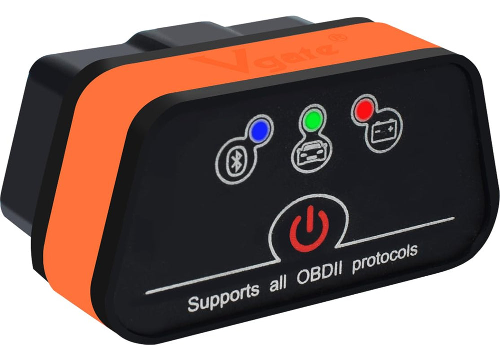 vLinker iCar2 connected to the OBD2 port for real-time diagnostics