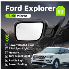 VMDCcdz mirror featuring blind-spot light to aid lane changes.