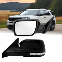 VMDCcdz driver side mirror for Ford Explorer with heated glass for all-season visibility.