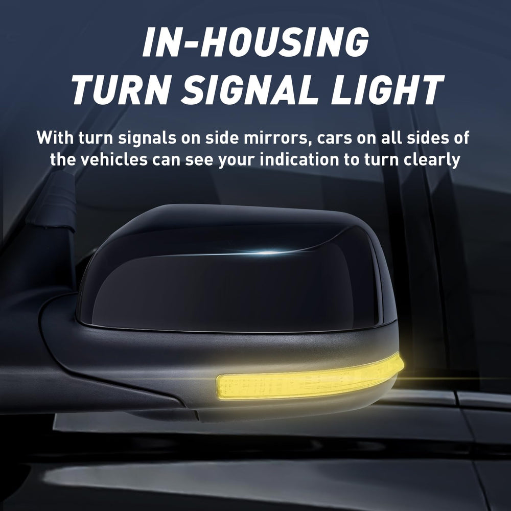 VMDCcdz power-folding mirror for easier parking and storage
