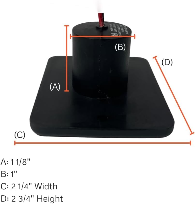 VMDLKB camper dual-port USB outlet close-up in black finish.
