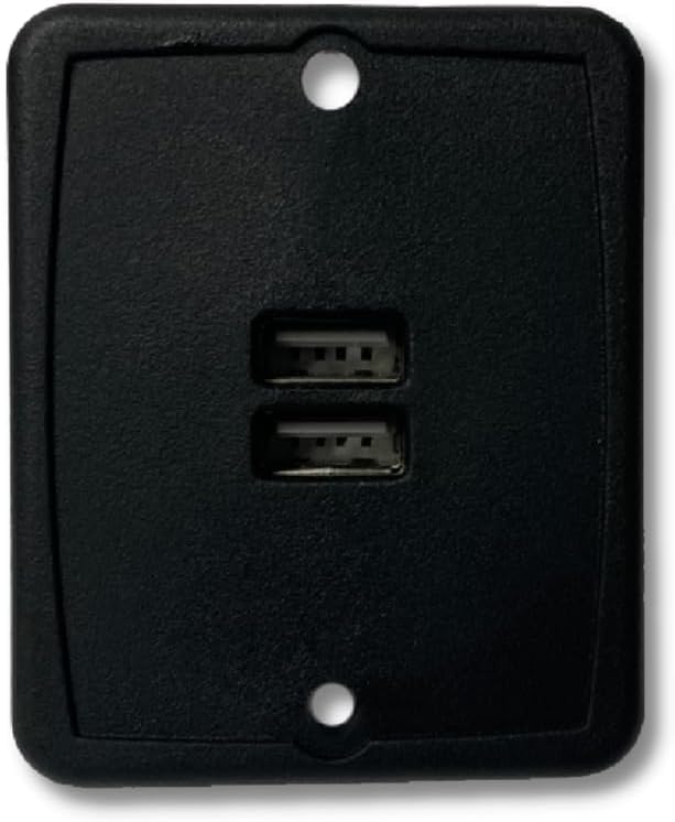 VMDLKB RV dashboard USB outlet with 5V charging capability.