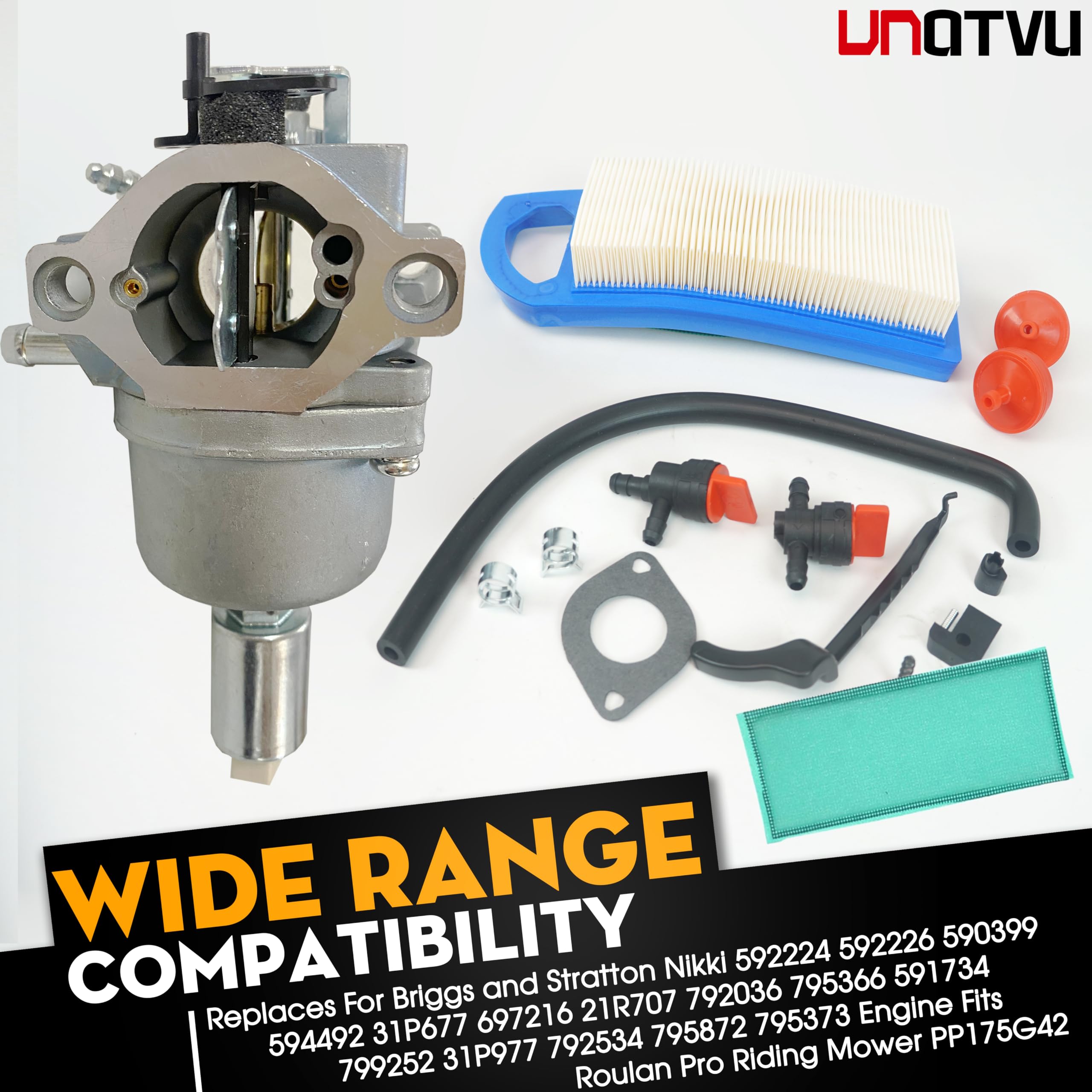 VNATVU 594605 Nikki-compatible carburetor enables easier replacement.