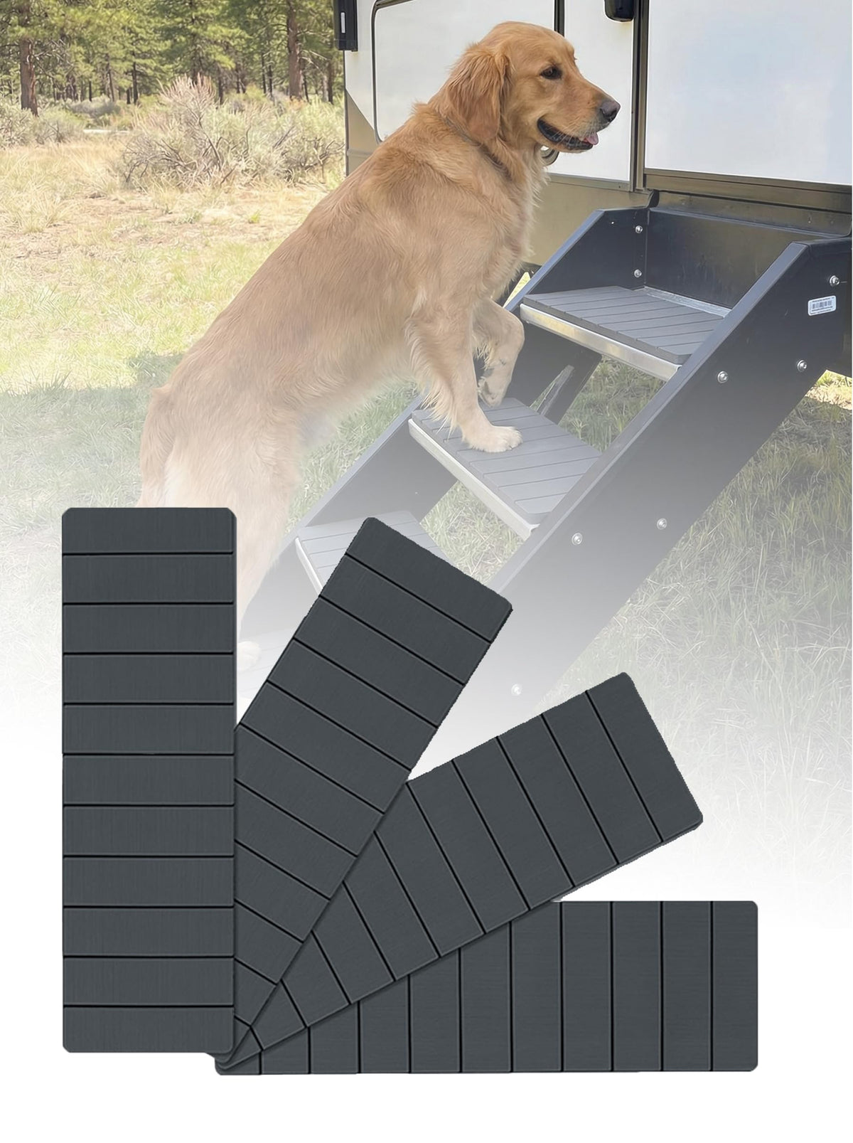 Vnivxte RV Step Covers anti-slip foam for safer camper entries.