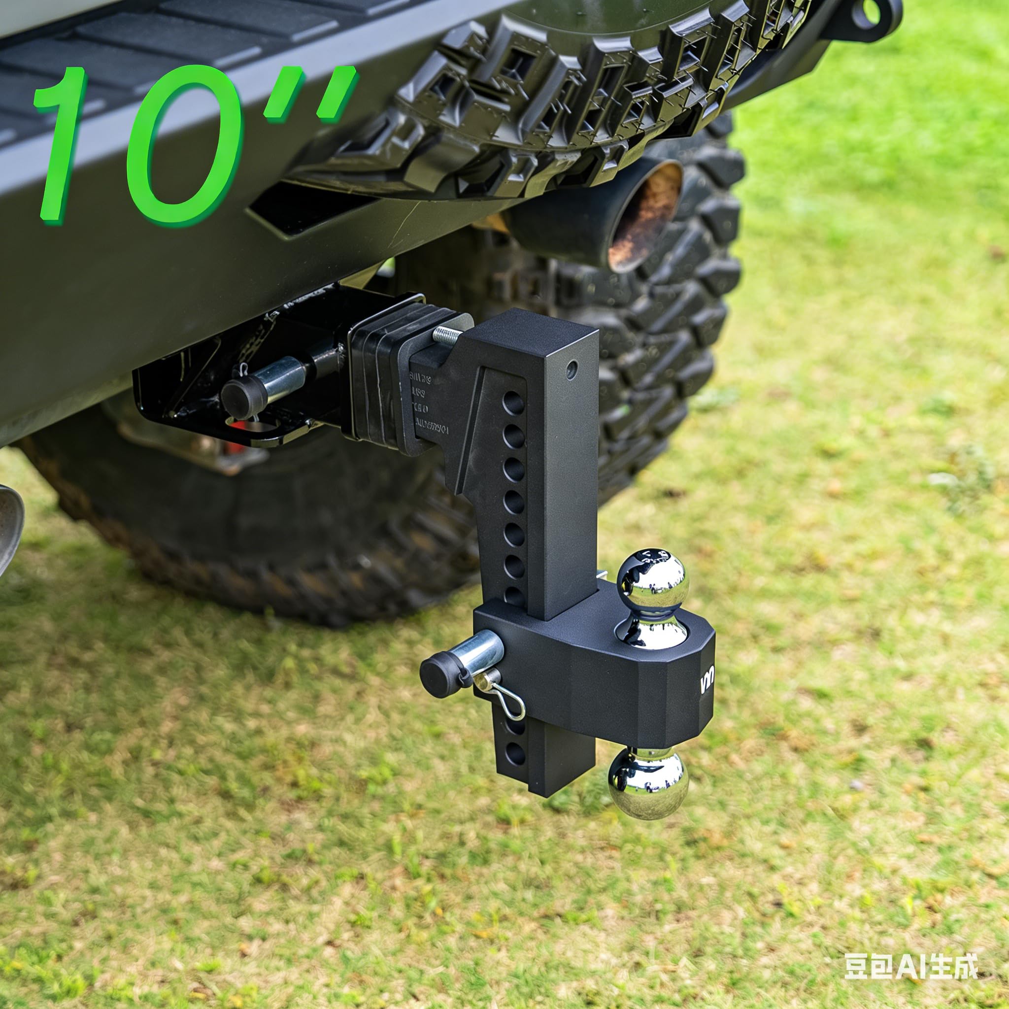 VNN hitch height adjust up to 10 inches for level towing