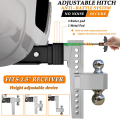 VNN tri-ball system ready for multiple ball sizes for flexible towing