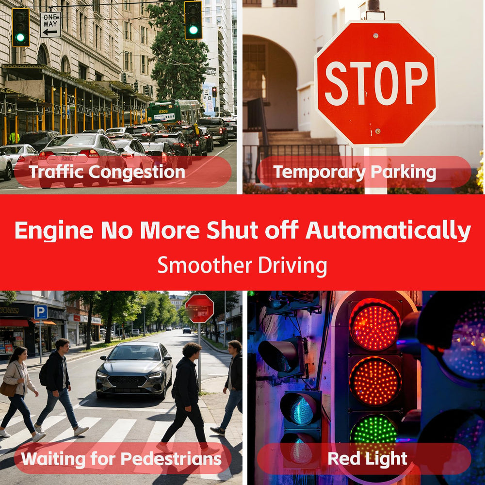 VNVNMV A‑OFF button detail enabling easy reactivation of start‑stop