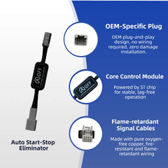 vocsvok eliminador entre interruptor A-OFF y arnés para instalación plug and play