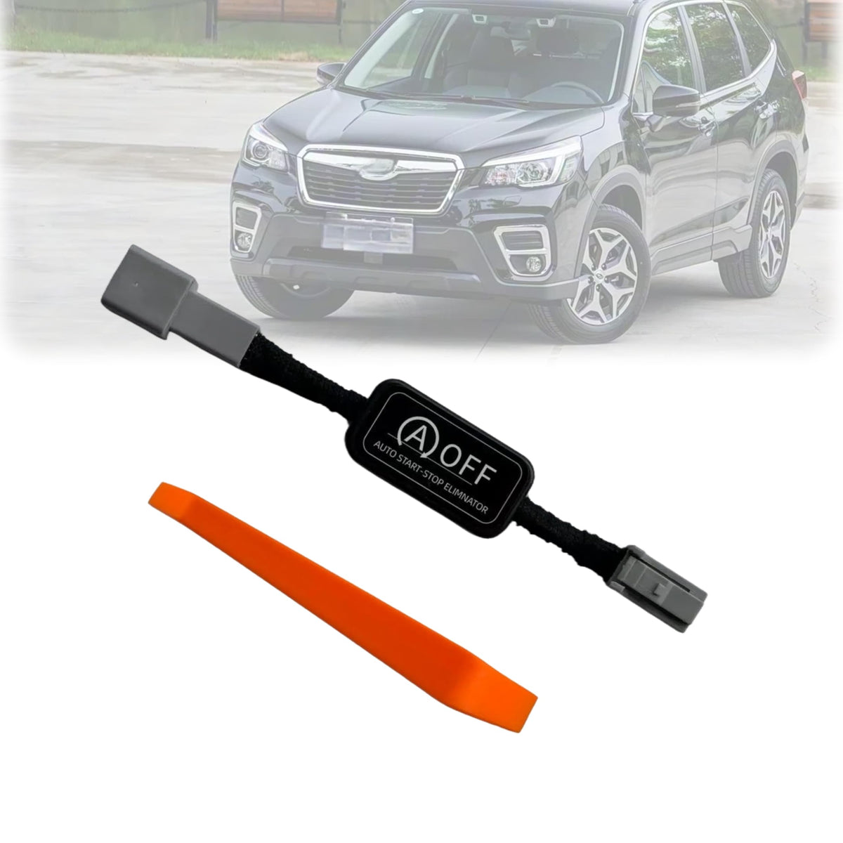 vocsvok Auto Start Stop Eliminator instalado en Forester para integración sin fisuras