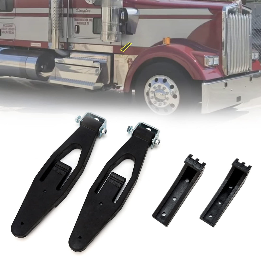 VODCACA hood latch base for Peterbilt 357; secure hood on the road