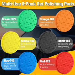 VOFirst black buffing pad for light sanding and refined shine.