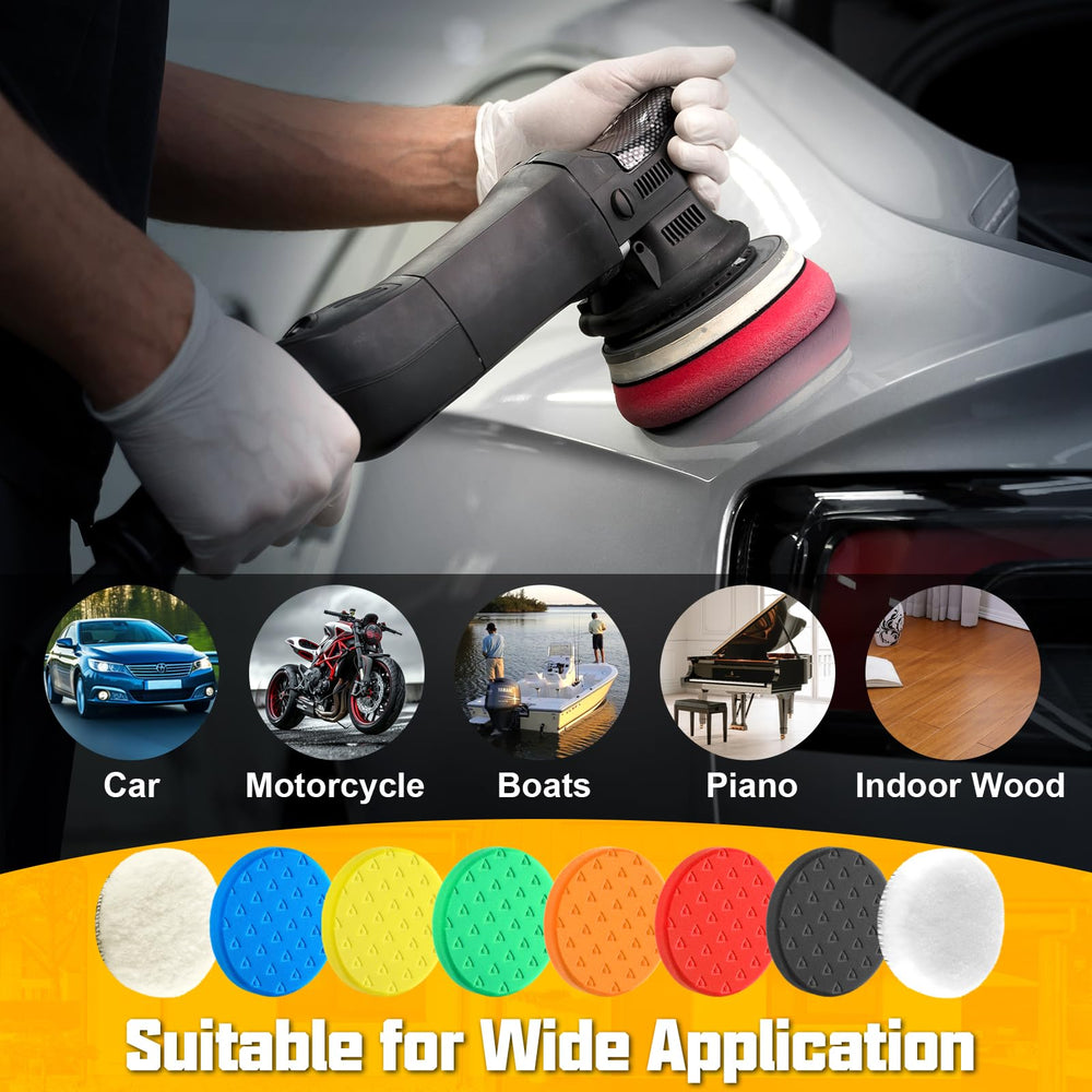 VOFirst easy-to-clean pads rinse and air dry quickly after polishing.