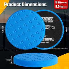 VOFirst soft sponge pads for detailing highlighting smooth finish and safe paint during polishing.