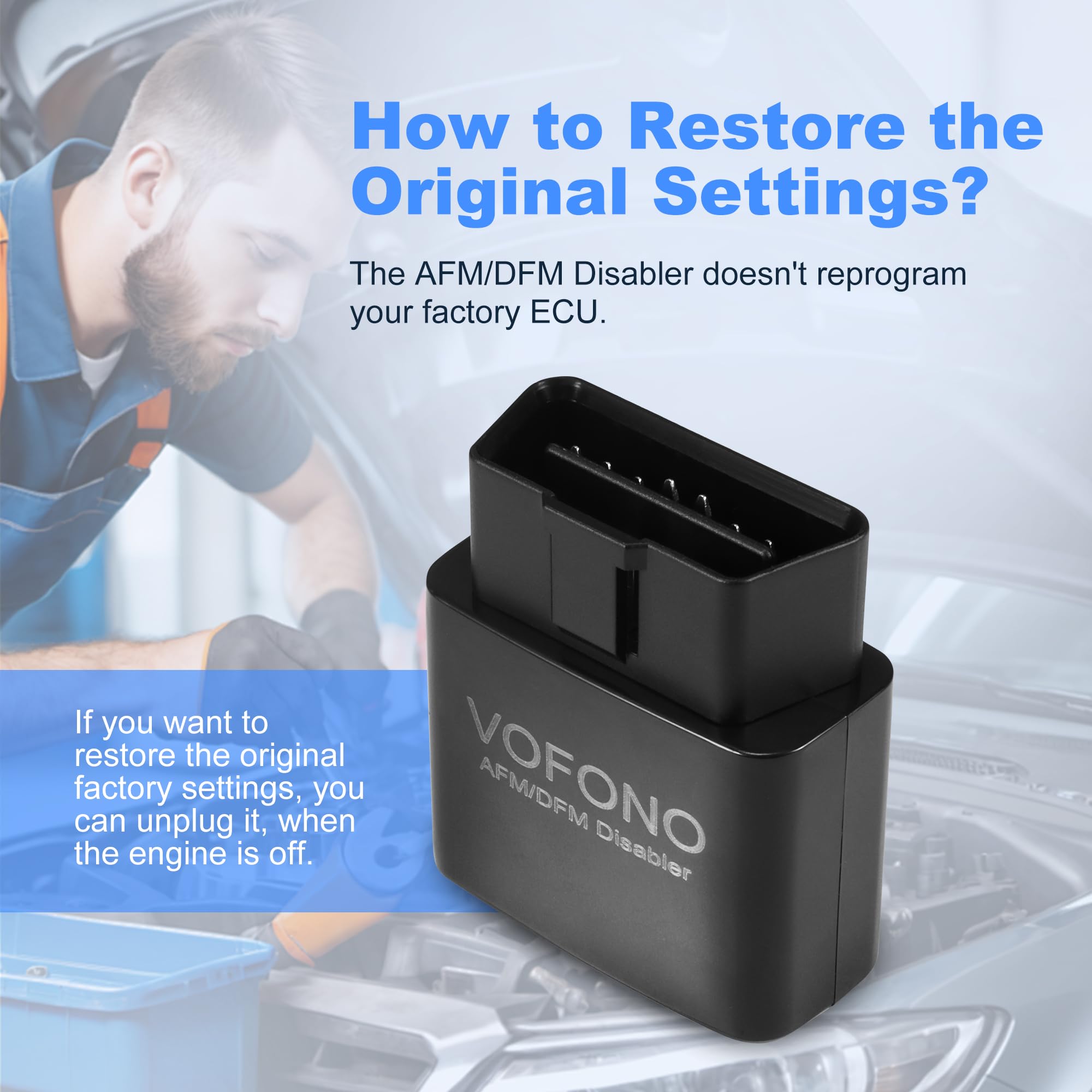 GM model compatibility guide for VOFO­NO AFM DFM Disabler