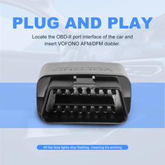 Compact engine bay device showcasing plug-and-play design for GM engines