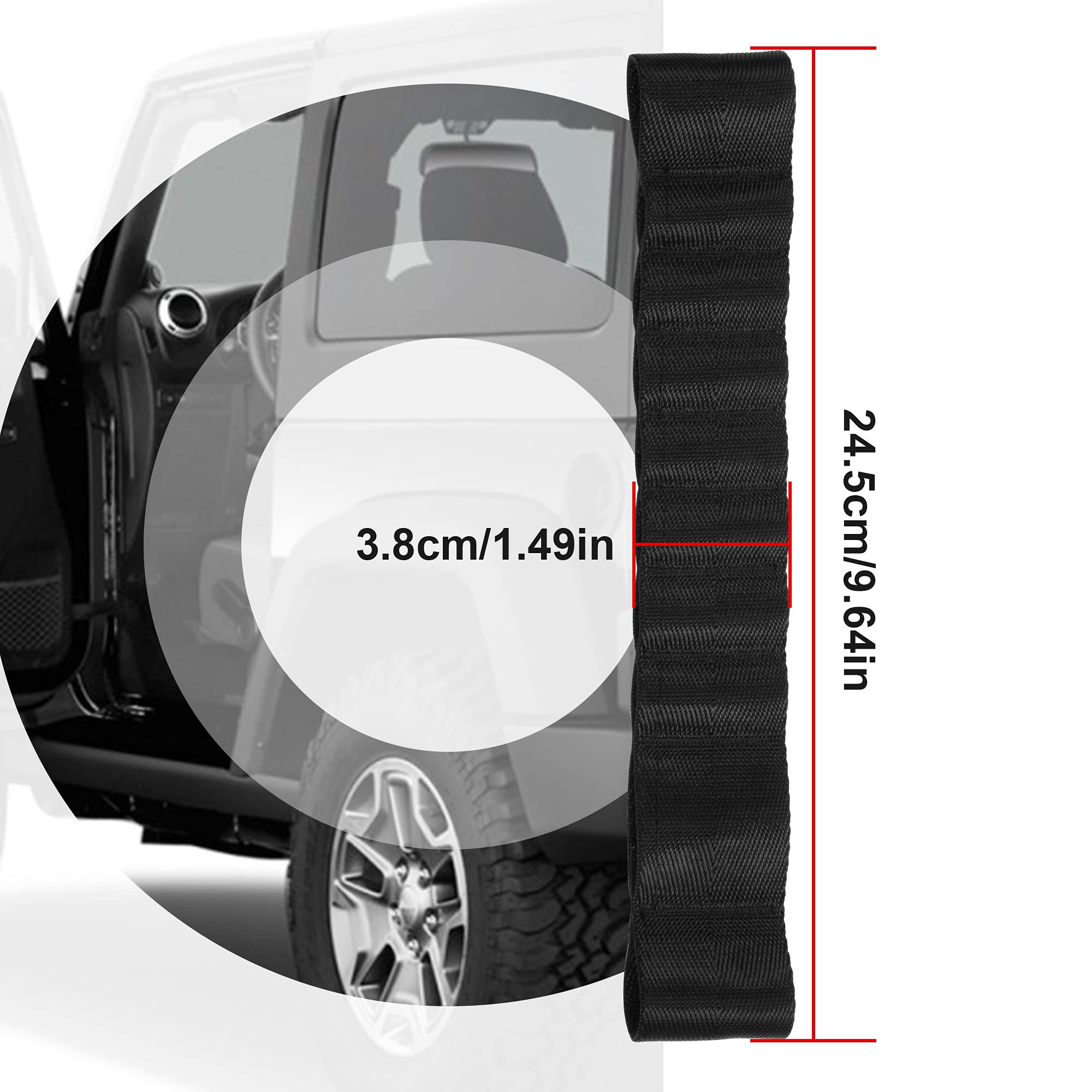 VOFONO adjustable pockets accommodate various door widths for a customizable fit.