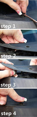 VOFONO wiper cowling installation detail on Ford F-150 and Lincoln Mark LT.