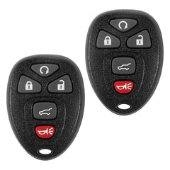 VOFONO GMC Acadia key fob with remote start close-up for quick access