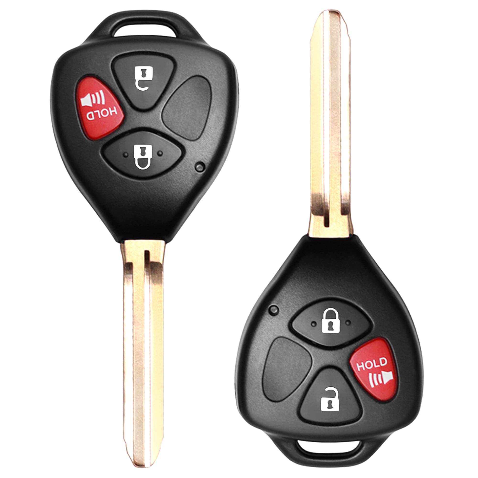 VOFONO Rav4 remote front view, replacement key fob ready for Rav4 owners.