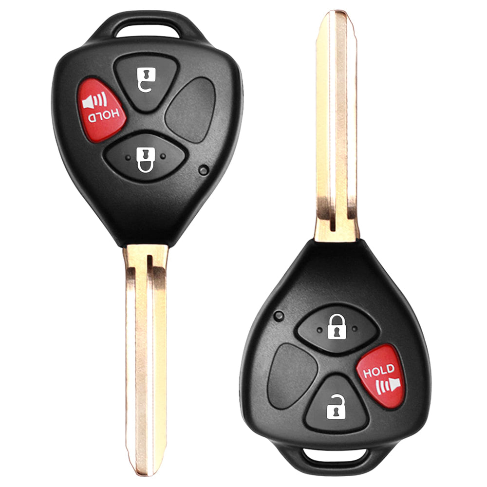 VOFONO Rav4 remote front view, replacement key fob ready for Rav4 owners.
