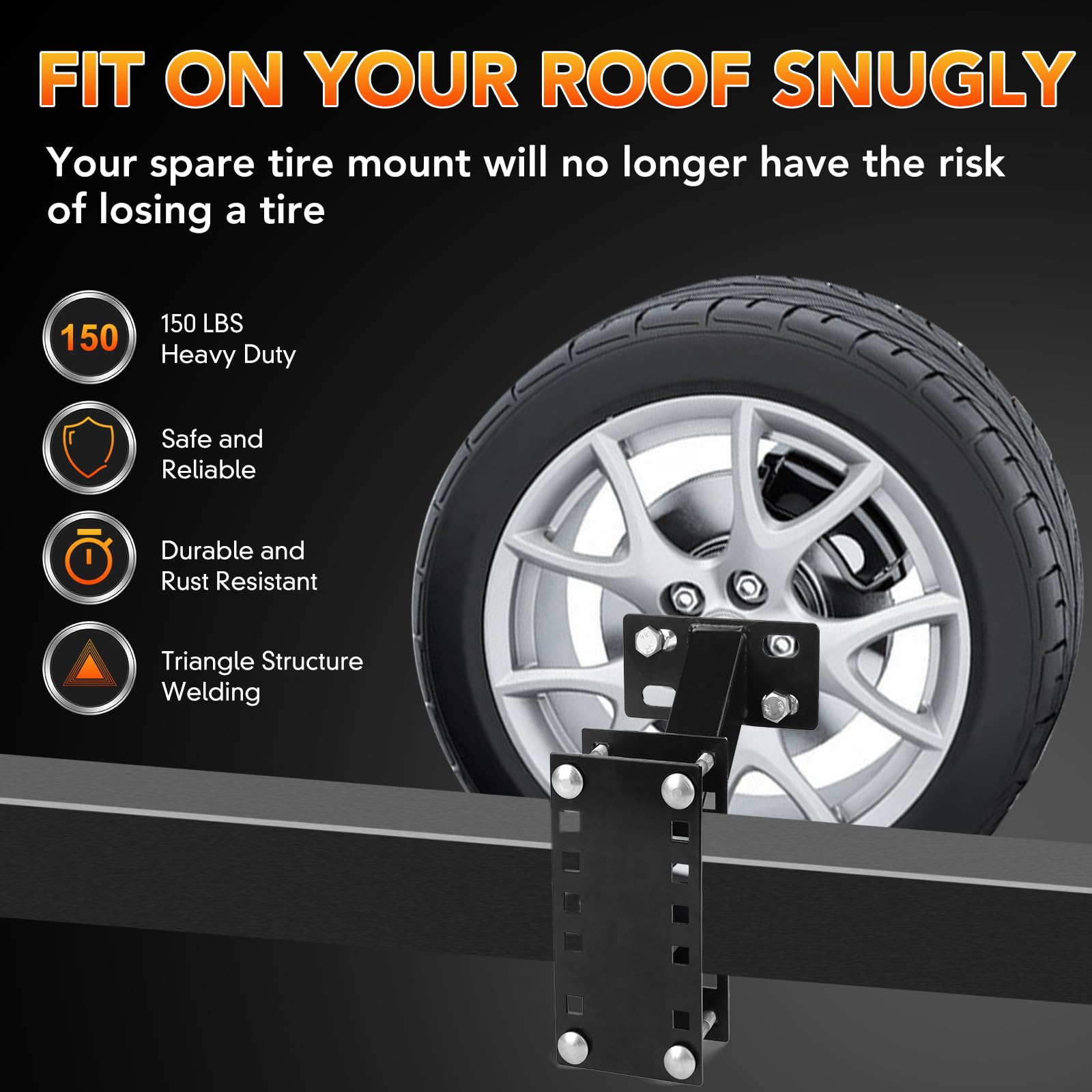 VOISEN easy-install design with adjustable height, no drilling needed