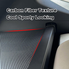 Volcaner cargo cover carbon fiber texture adds sporty style and durability