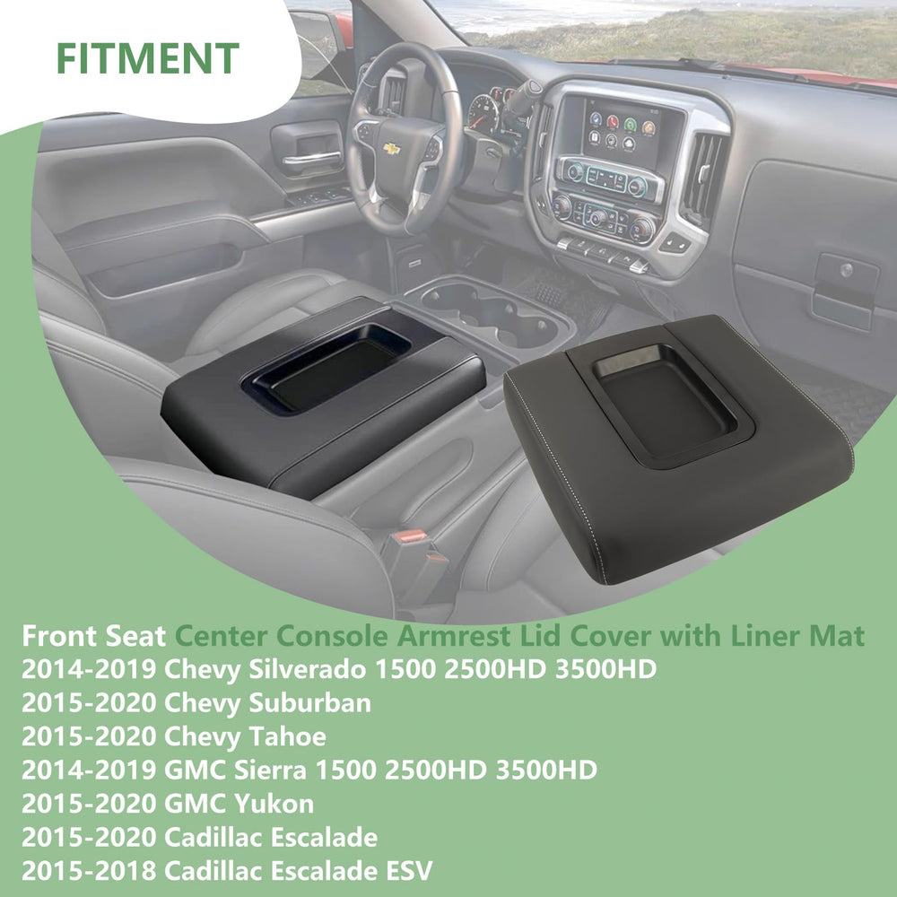 Volinsya center-console liner mat protects surfaces during daily driving.