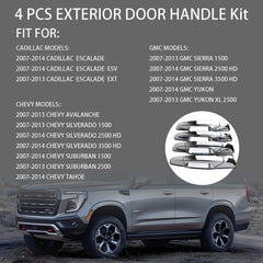 Volinsya exterior chrome door handle rear left, easy access and privacy.