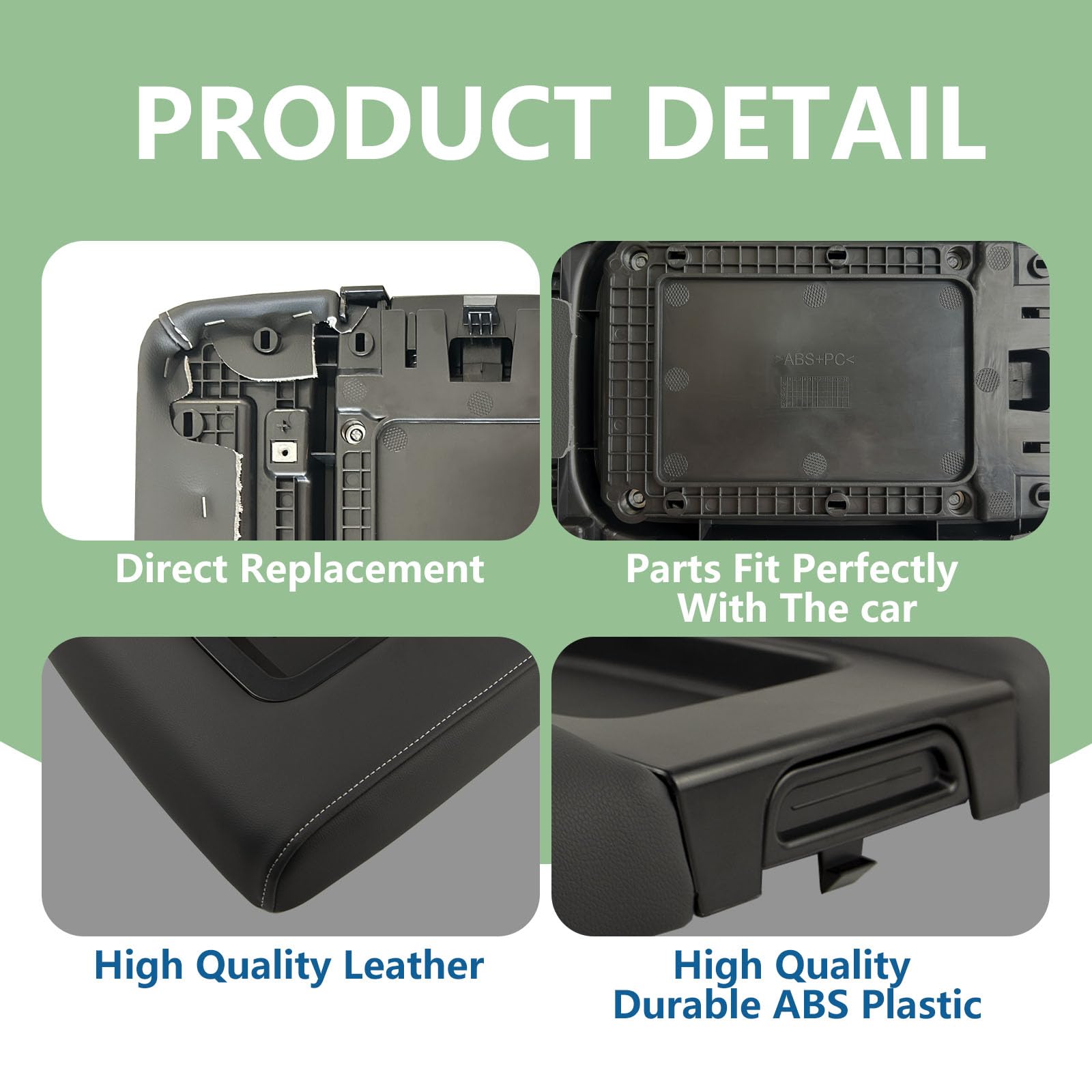 Volinsya sleek black leather look matches modern truck interiors.