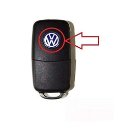 Volkswagen emblem close-up showing detail for replacement and shine
