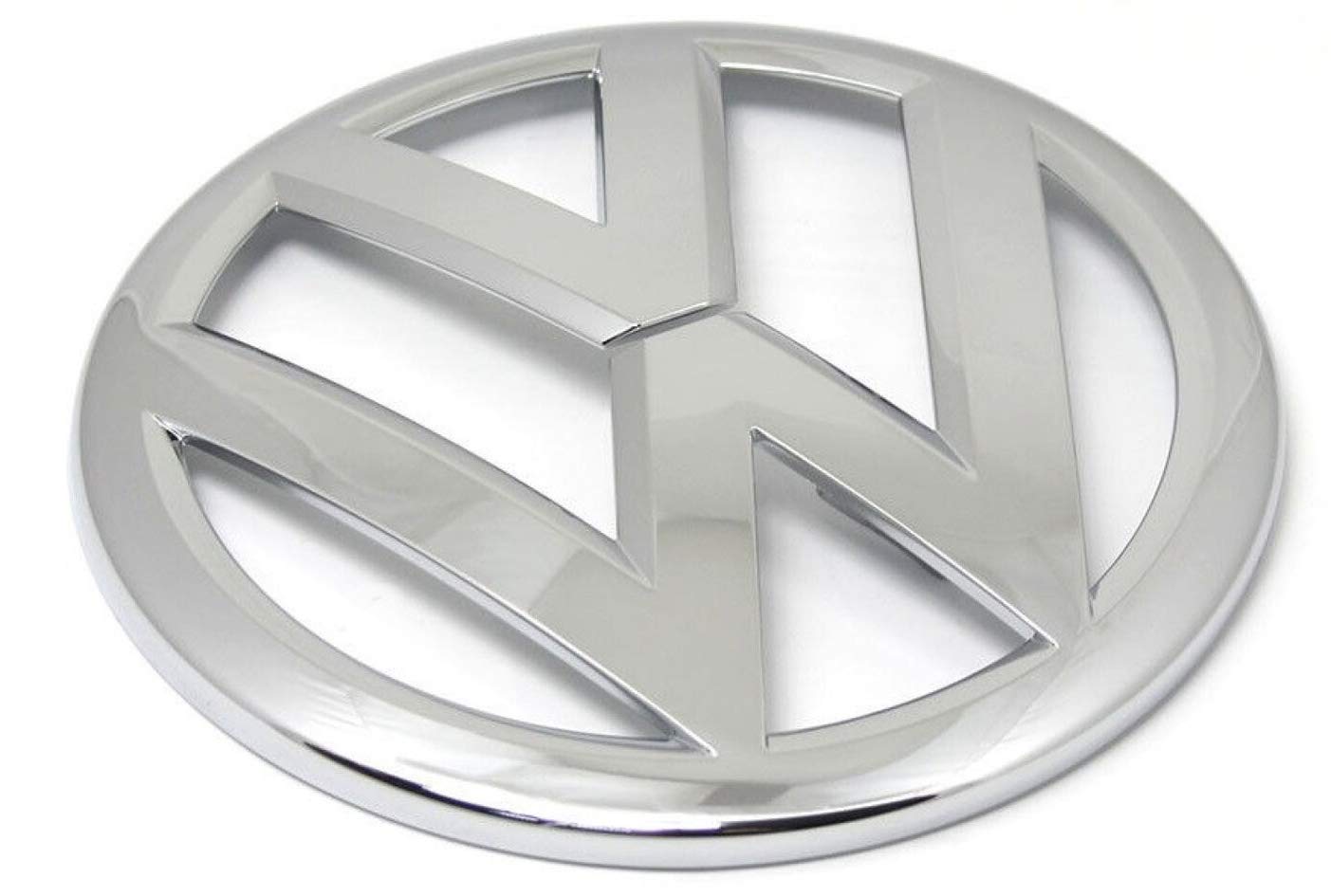 Volkswagen emblem 5G0-853-601-2ZZ front view for an OEM-style replacement