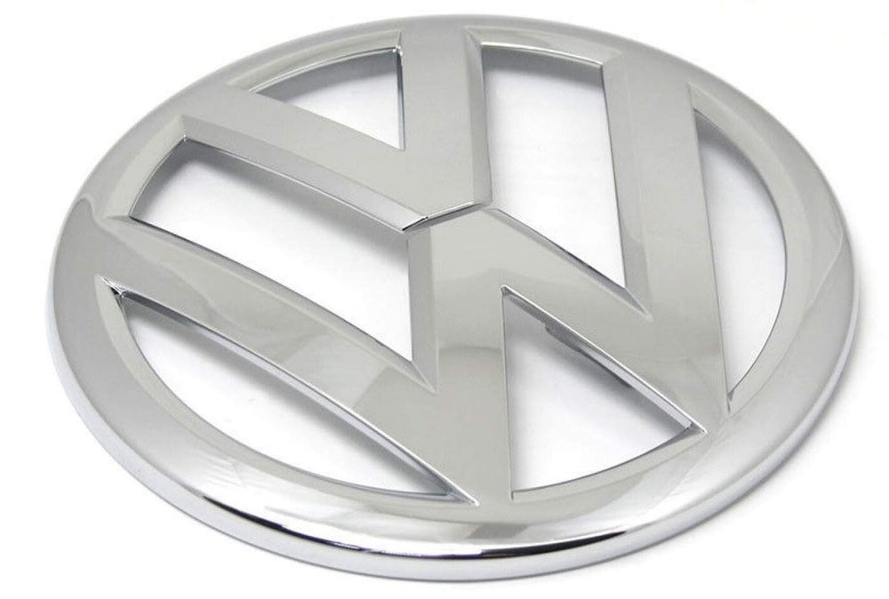 Volkswagen emblem 5G0-853-601-2ZZ front view for an OEM-style replacement