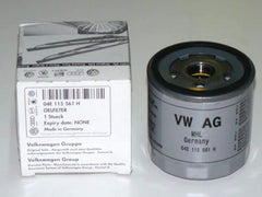 Volkswagen oil filter 04E115-561H maintains clean oil flow for engine protection