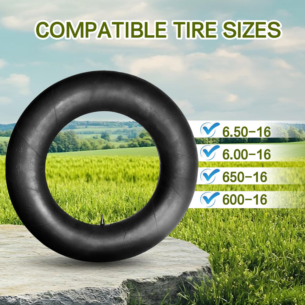 VOLOOX 650-16 inner tube fits 6.50/7.50-16 tires for flexible compatibility