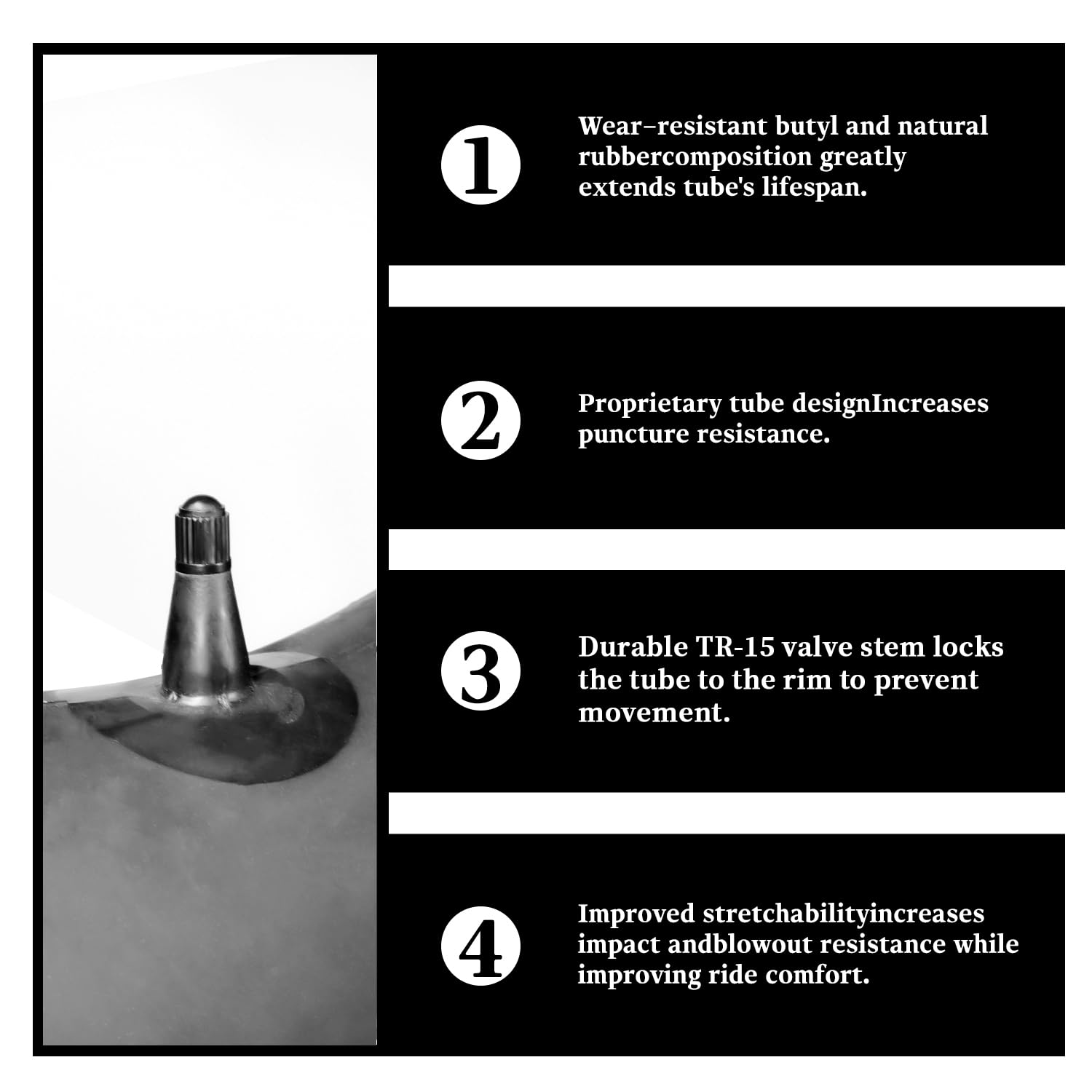VOLOOX easy-install inner tube with no tools for fast roadside fixes