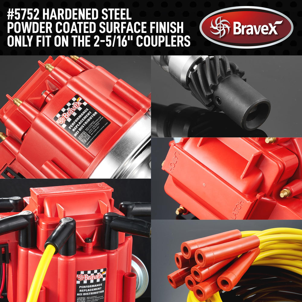 Voltstorm red cap HEI distributor ready to install in classic Chevy builds